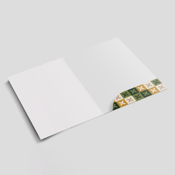 Carpeta con solapa
